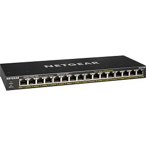 Netgear GS316P 16-Port Gigabit Ethernet Unmanaged PoE+ Switch with FlexPoE (115W)