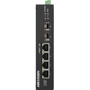 Hikvision DS-3T0506HP-E/HS 4-Port Gigabit Unmanaged Hardened PoE Ethernet Switch