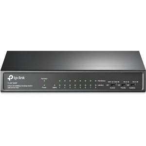 TP-Link TL-SF1009P 9-Port 10/100Mbps Desktop Switch with 8-Port PoE+