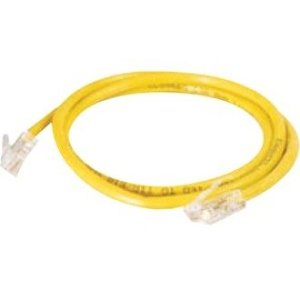 Quiktron 566-115-001 Q-Series CAT6 Patch Cord, Non-Booted, 1' (0.3m), Yellow