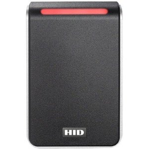 HID 40TKS-00-000G3Q Signo 40 Terminal Smartcard Reader with Standard Profile, Mobile Enabled, MOBA32F, Format ASP10022, Wiegand, Red LED, Flashing Green, Buzzer, Black with Silver Trim
