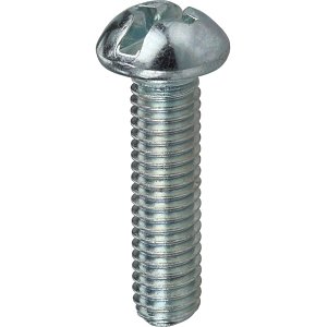 Dottie RMC141 1/4 in.-20 x 1 in. Phillips/Slotted Round Head Machine Screw, 100-Pack