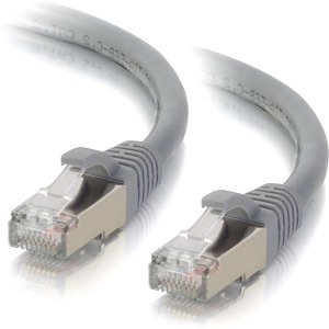 C2G CG00783 CAT6a Snagless Shielded (STP) Ethernet Network Patch Cable, 10' (3m), Gray