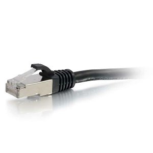C2G CG00820 CAT6a Snagless Shielded (STP) Ethernet Network Patch Cable, 15' (4.6m), Black