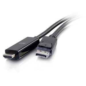 C2G CG50194 DisplayPort Male to HDMI Male Active Adapter Cable, 4K 60Hz, 6' (1.8m)