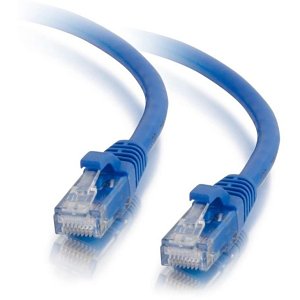 C2G CG15200 CAT5e Snagless Unshielded (UTP) Ethernet Network Patch Cable, 10' (3m), Blue