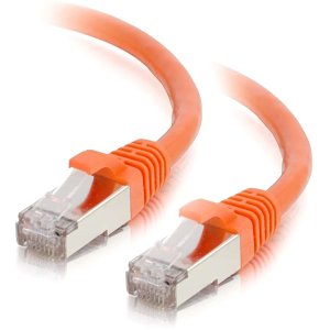 C2G CG00881 CAT6 Snagless Shielded (STP) Ethernet Network Patch Cable, 6' (1.8m), Orange
