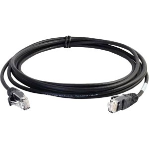 C2G CG01108 CAT6 Snagless Unshielded (UTP) Slim Ethernet Network Patch Cable, 9' (2.7m), Black