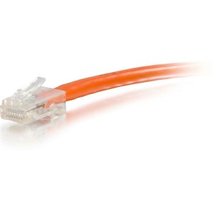 c2g cg04195 cat6 non-booted unshielded (utp) ethernet network patch cable, 6' (1.8m), orange