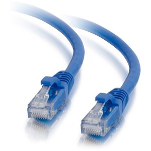 C2G CG15178 CAT5e Snagless Unshielded (UTP) Ethernet Network Patch Cable, 3' (0.9m), Blue