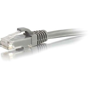 C2G CG19305 CAT5e Snagless Unshielded (UTP) Ethernet Network Patch Cable, 50' (15.2m), Gray