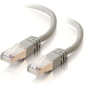 c2g cg27250 cat5e snagless shielded (stp) ethernet network patch cable, 7' (2.1m), gray;c2g cg27250 cat5e snagless shielded (stp) ethernet network patch cable, 7' (2.1m), gray