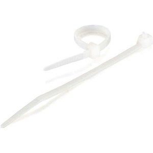 C2G CG43035 11.5" Cable Tie Multipack, TAA Compliant, 100-Pack, White
