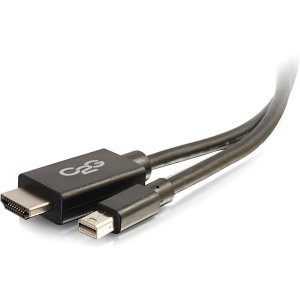 C2G CG54422 Mini DisplayPort Male to HDMI Male Adapter Cable, 10' (3m), Black