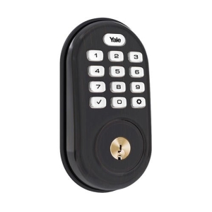 Keypad Wi-Fi Deadbolt with Navis Paddle in Oil Rubbed Bronze