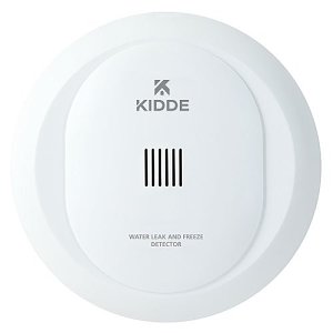Kidde 60WLDR-W Smart Water Leak and Freeze Detector, Battery Operated, 2-in-1 Smart Alarm with App