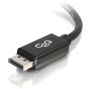 C2G CG54400 3' DisplayPort Cable with Latches 8K UHD M/M, Black