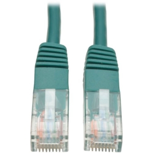 Tripp Lite 10ft Cat5e / CAT5 350mhz Molded Patch Cable Rj45 M/M Green 10'