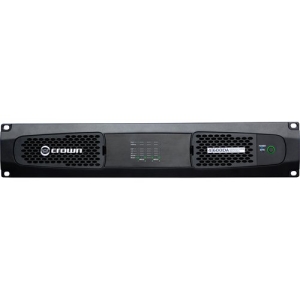 Crown DCi 4|600DA DriveCore 4-Channel 600W at 4 Ohm Power Amplifier with Dante, AES67 Networked Audio, 70V/100V