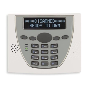 Resideo 6460WC Premium Custom Alpha Keypad for VISTA Systems, White and Gray