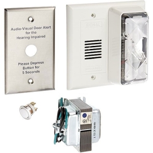 Edwards Signaling 7005B-G5 Hotel Room Annunciator Kit, Blue, 24VDC, 0.125A; 24VAC 50/60Hz, 0.175A