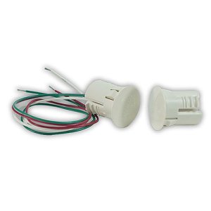 SDC MC-4PAK MC Series Recessed Magnetic Contact Door Position Sensors, SPDT, UL 10C, 10-Pack