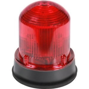 Edwards Signaling 125 Class Xbr LED Beacon - Steady-On/65 Fpm Flashing - Gray Base