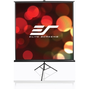 71IN DIAG PORTABLE PULL UP SCREEN 1:1 50X50 TRIPOD BLACK CASE