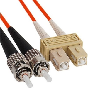 ICC 62.5/125µm Multimode Duplex SC-ST Fiber Optic Jumper, 1 PC