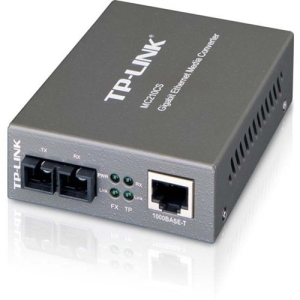 Tp-Link Mc210cs Gigabit Media Ethernet Converter 1000mbps Rj45 To 1000m Single-Mode Sc Fiber Up To...