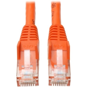 Tripp Lite 14ft Cat6 Gigabit Snagless Molded Patch Cable RJ45 M/M Orange 14'