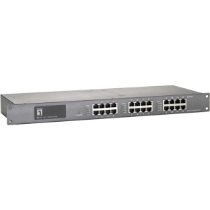 Levelone Poh-1250 12-Port POE 10/100 19 Rack Mountable Hub