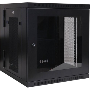 Tripp Lite 12U Wall Mount Rack Enclosure Server Cabinet Hinged Swinging Acrylic Window