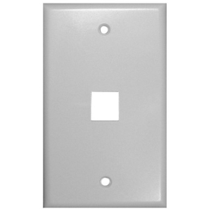 Vanco 1 Socket Keystone Faceplate