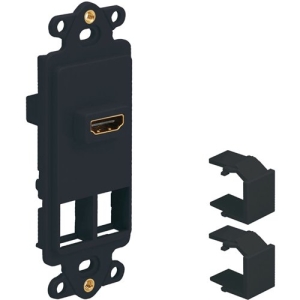 ICC IC107DH2BK Digital Audio Video/Blank Faceplate Insert