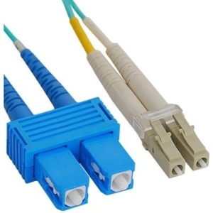 ICC 10 GHZ 50/125µm Multimode Duplex LC-SC Fiber Optic Jumper, 1 PC