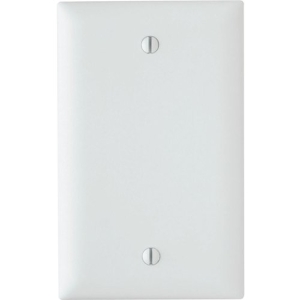 Pass & Seymour Trademaster 1-Gang Blank Wall Plate, White (M20)