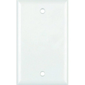 DataComm 21-0026 Standard Blank Wall Plate (White)