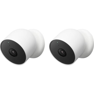 Google Nest 2 Megapixel Indoor/Outdoor HD Network Camera - Color - 2 Pack