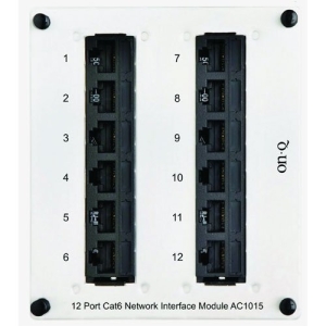 Legrand-On-Q 12-Port Cat 6 Network Interface Module