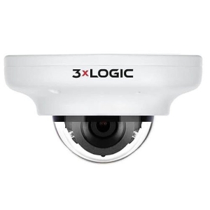 3xLOGIC VISIX VX-5M28-MD-IAW 5 Megapixel Indoor/Outdoor Network Camera - Color - Mini Dome