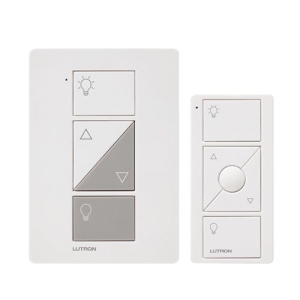 Lutron P-PKG1P-WH-C CAS TA WIRELESS PLUG-IN DIMMER + PICO REMOTE CONTR