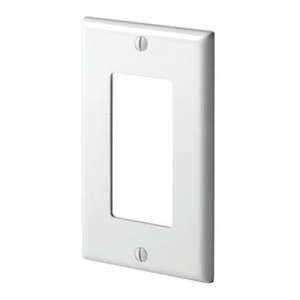 Leviton 1 Socket Decora Commercial Grade Faceplate