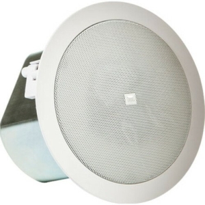 JBL Professional Control 12C/T Ceiling Mountable, Blind Mount Speaker - 80 W RMS - White