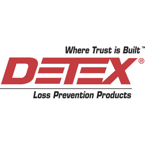 Detex V40-EA-LD-628-99-36 Value Series Narrow Stile Rim Exit Device, Less Dogging, 99 Surface Strike