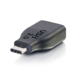 C2G CG28868 USB 3.0 (USB 3.1 Gen 1) USB-C to USB-A Adapter Converter M/F, Black