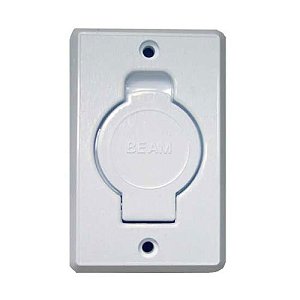 SMART 015230 Beam Central Vacuum Inlet Valve with Screws, White