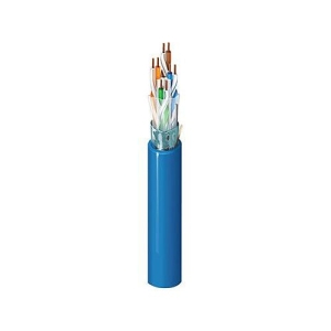 Belden 2412F 0031000 Multi-Conductor Enhanced CAT6 Nonbonded-Pair ScTP Cable, 4-Pair, F/UTP CMR Reel, 1000' (304.8m), Orange
