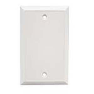 Primex 135-0216 Single Gang Blank Faceplate, Ivory