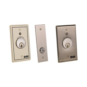 DSI ES451-K6 ES450 Series Keyswitch Control with DPDT and 2 Keys, Stainless Steel